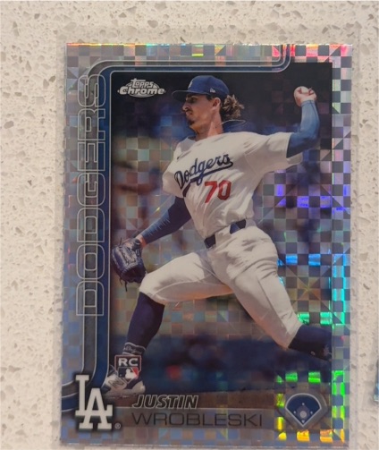 2025 Topps Chrome #204 Justin Wrobleski — front
