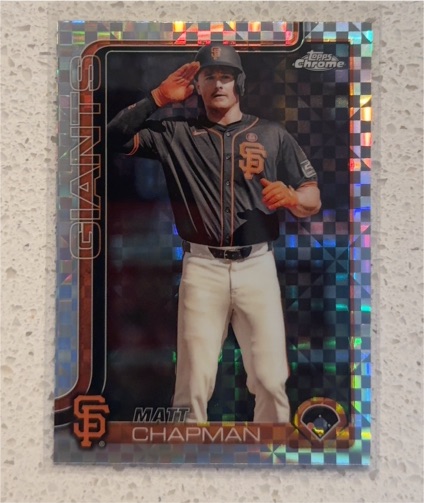 2025 Topps Chrome #148 Matt Chapman — front