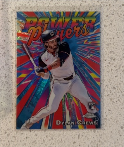 2025 Topps Chrome #PP-20 Dylan Crews Power Players Rookie — front