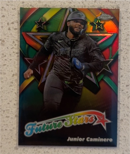 2025 Topps Chrome #FS-18 Junior Caminero Future Stars — front
