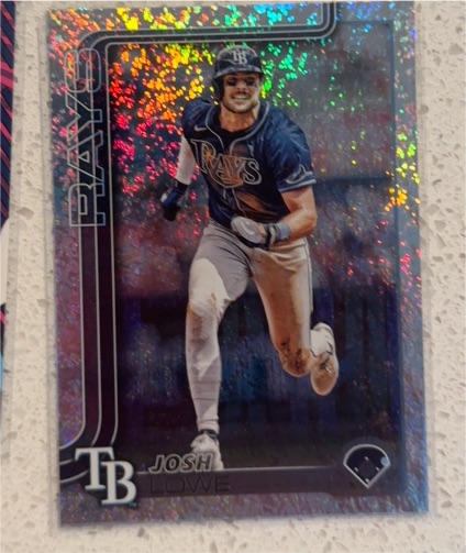 2025 Topps Series 2 #497 Josh Lowe — front
