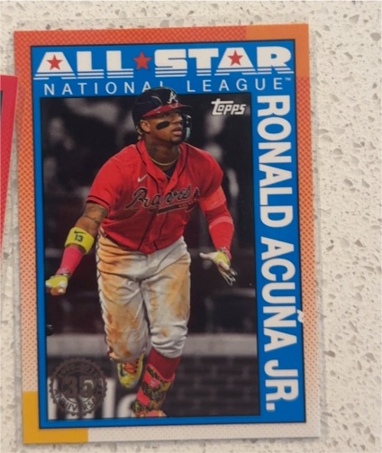 2025 Topps Series 2 35th Anniversary All-Star #90AS-29 Ronald Acuna Jr. — front