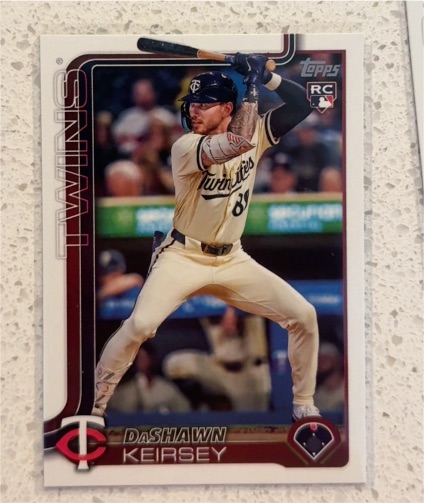 2025 Topps Series 2 #605 DaShawn Keirsey — front