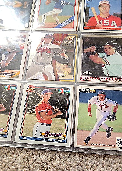 1991 Topps #1 Chipper Jones — front