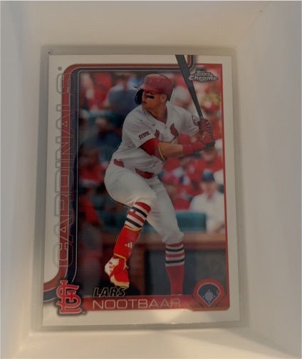 2025 Topps Chrome #108 Lars Nootbaar — front