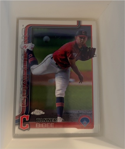 2025 Topps Chrome #236 Tanner Bibee — front