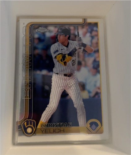 2025 Topps Chrome #89 Christian Yelich — front