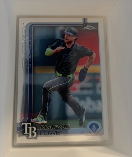 2025 Topps Chrome #153 Brandon Lowe — front