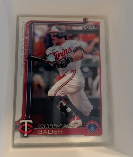 2025 Topps Chrome #62 Harrison Bader — front