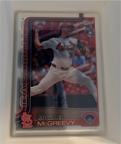 2025 Topps Chrome #29 Michael McGreevy — front