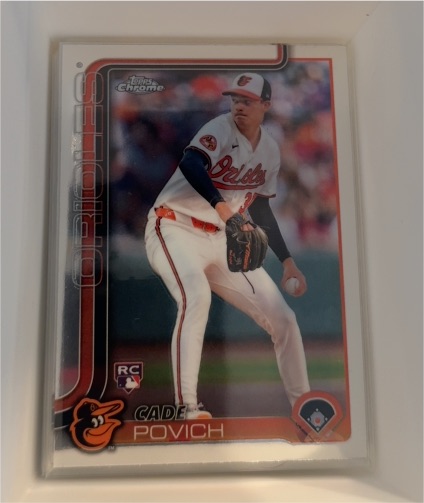 2025 Topps Chrome #140 Cade Povich — front