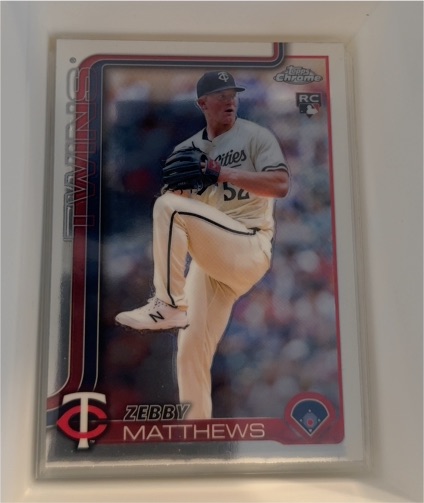 2025 Topps Chrome #277 Zebby Matthews — front