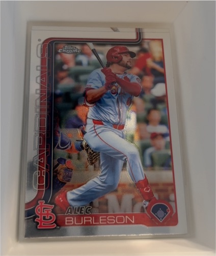 2025 Topps Chrome #41 Alec Burleson — front