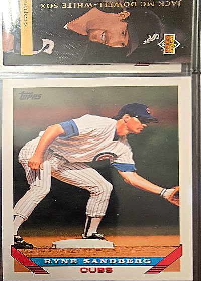 1993 Topps #3 Ryne Sandberg — front