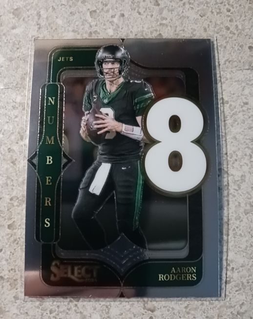 2024 Panini Select #16 Aaron Rodgers Select Numbers — front