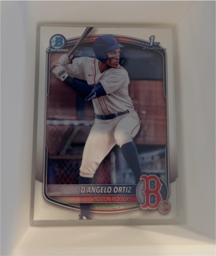 2025 Bowman Chrome #BCP-61 D'Angelo Ortiz — front