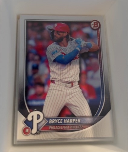 2025 Bowman #3 Bryce Harper — front