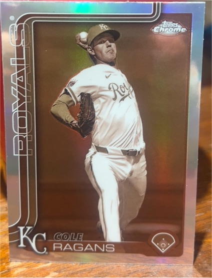 2025 Topps Chrome #151 Cole Ragans — front