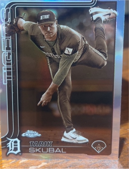 2025 Topps Chrome #258 Tarik Skubal — front