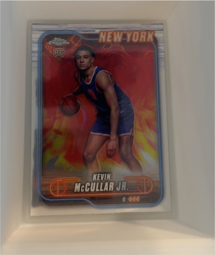 2024-25 Topps Chrome #150 Kevin McCullar Jr. — front