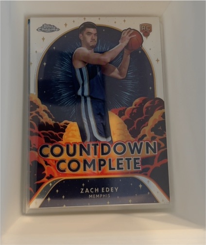 2024-25 Topps Chrome #CC-17 Zach Edey Countdown Complete — front