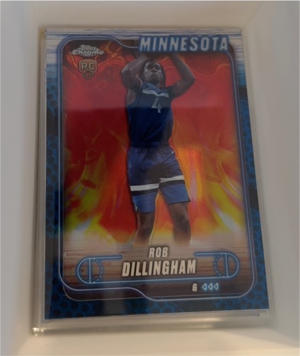 2024-25 Topps Chrome #165 Rob Dillingham — front