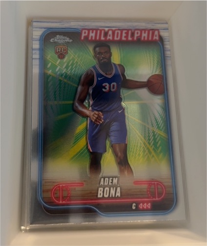 2024-25 Topps Chrome #183 Adem Bona — front