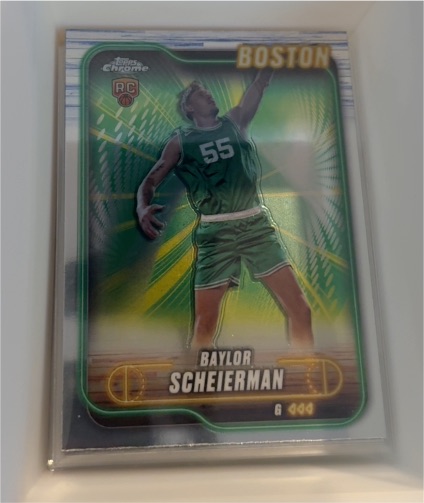 2024-25 Topps Chrome #143 Baylor Scheierman — front