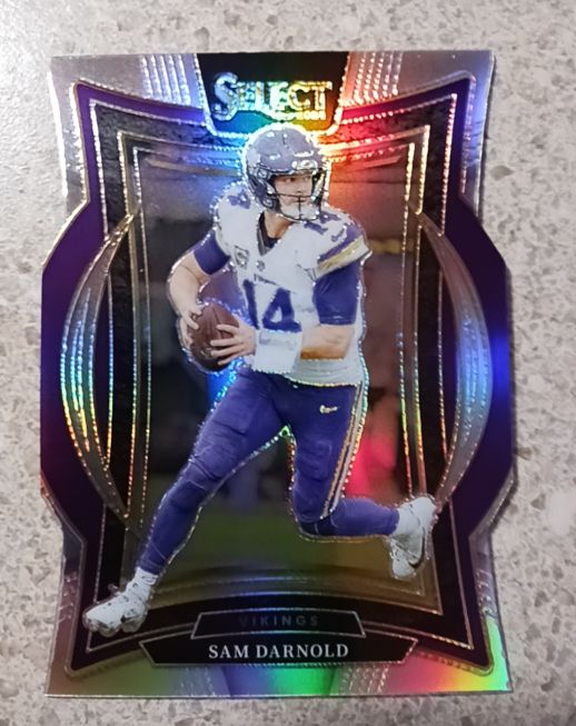 2024 Panini Select Concourse Silver Die-Cut # Sam Darnold — front