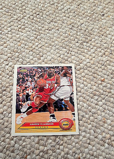 1992-93 Upper Deck McDonald's #P15 Hakeem Olajuwon — front