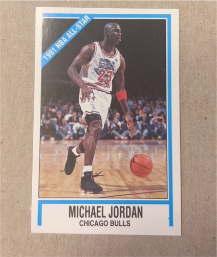 1991-92 Panini Stickers #96 Michael Jordan — front