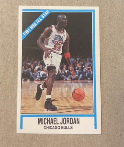 1991-92 Panini Stickers #96 Michael Jordan — front