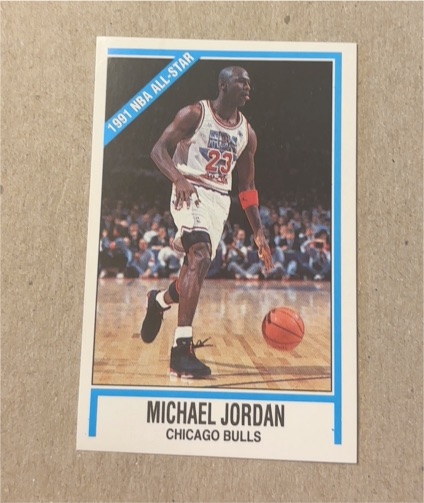 1991-92 Panini Stickers #96 Michael Jordan — front