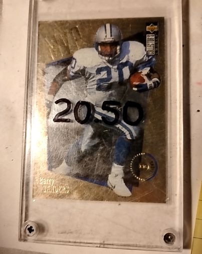1996 Upper Deck Collector's Choice MVPs Gold #M16 Barry Sanders — front