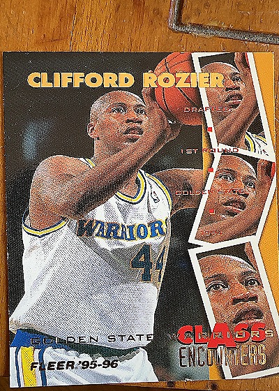 1995-96 Fleer Class Encounters #18 Clifford Rozier — front
