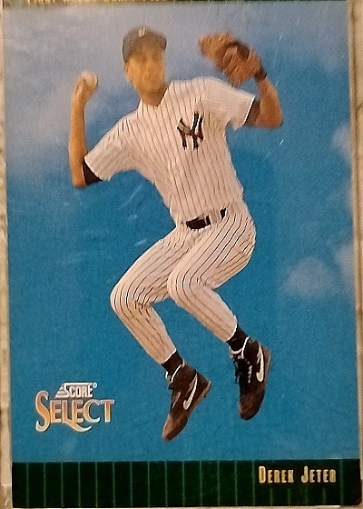 1996 Score Select Derek Jeter — back