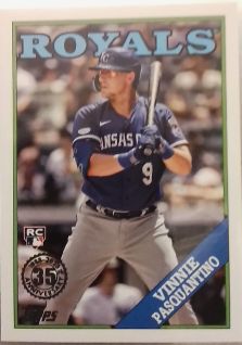 2023 Topps #T88-65 Vinnie Pasquantino 1988 Topps Baseball 35th Anniversary — front