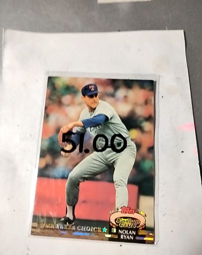 1992 Topps Stadium Club #605 Nolan Ryan — front