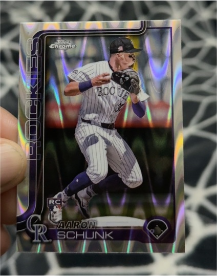 2025 Topps Chrome #238 Aaron Schunk — front
