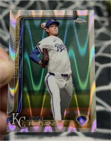 2025 Topps Chrome #151 Cole Ragans — front