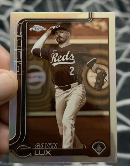 2025 Topps Chrome #237 Gavin Lux Sepia Refractor — front