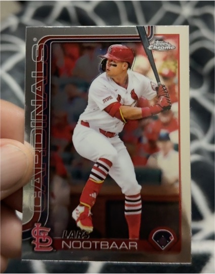 2025 Topps Chrome #108 Lars Nootbaar — front