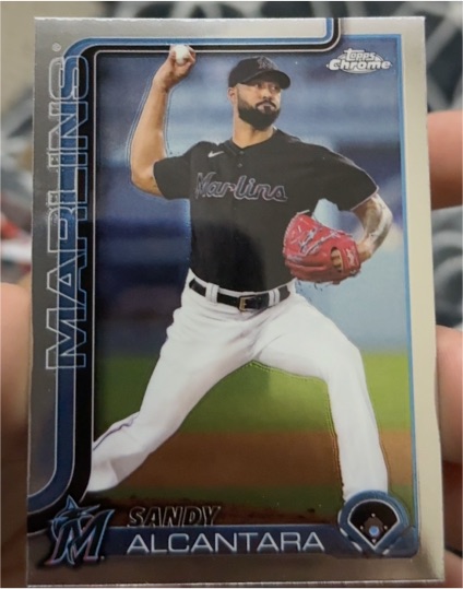 2025 Topps Chrome #126 Sandy Alcantara — front