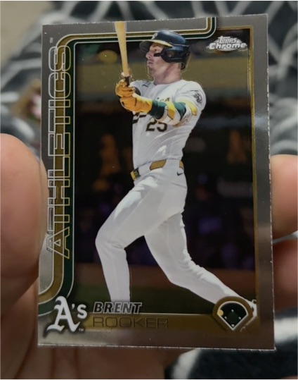 2025 Topps Chrome #129 Brent Rooker — front