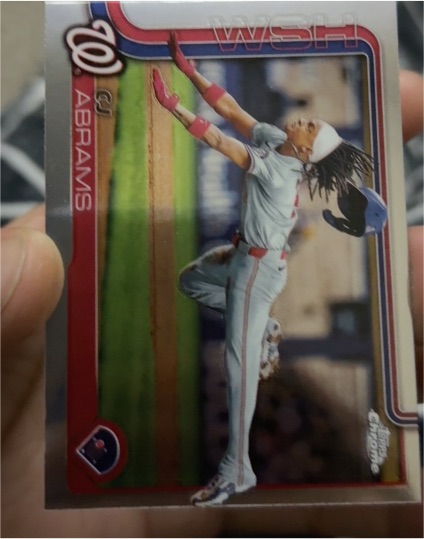 2025 Topps Series 1 #122 C.J. Abrams — front