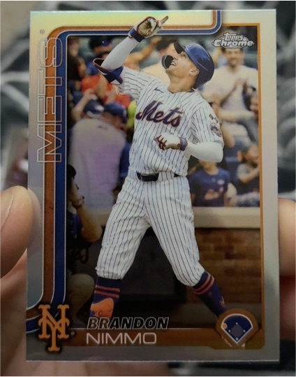 2025 Topps #331 Brandon Nimmo — front