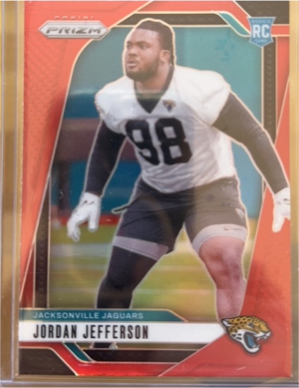 2024 Panini Prizm #358 Jordan Jefferson — front