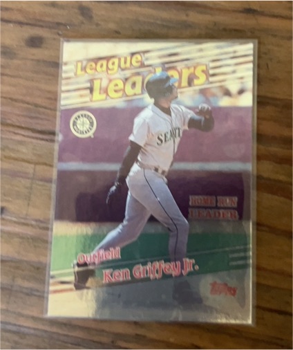 1998 Topps #224 Ken Griffey Jr. League Leaders Home Run Leader — front