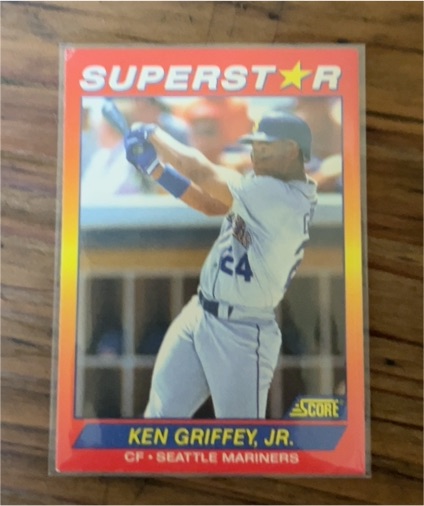 1992 Score 100 Superstars #1 Ken Griffey Jr. — front