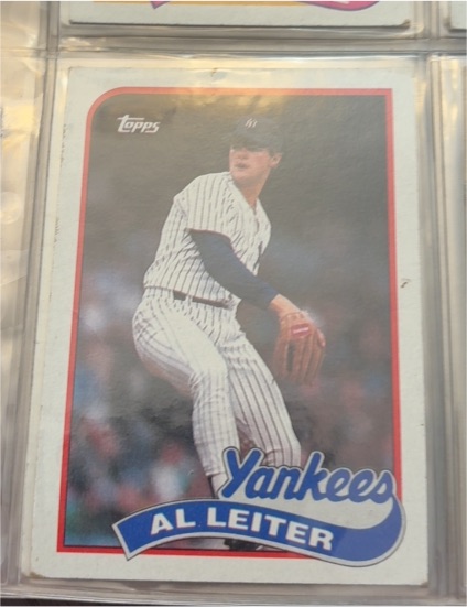 1989 Topps #659 Al Leiter — front